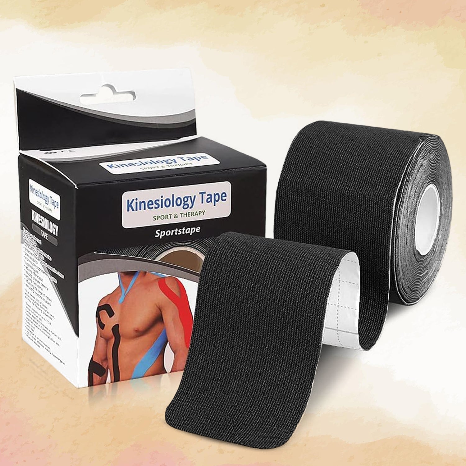 Kinesiology Tape For Physiotherapy Tape For Sports Injury Pain Relief (5 cm X 5m / 1 Pc) Kinesiology Tape For Physiotherapy Tape For Sports Injury Pain Relief (5 cm X 5m / 1 Pc)